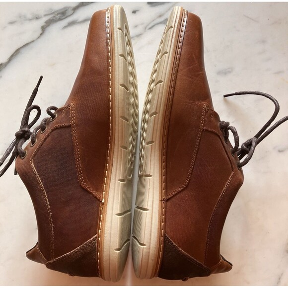 Bull Boxer Men's Oxford Art Name Ethyn Casual Dress Shoe Brown Size 10 GUC - Picture 6 of 10